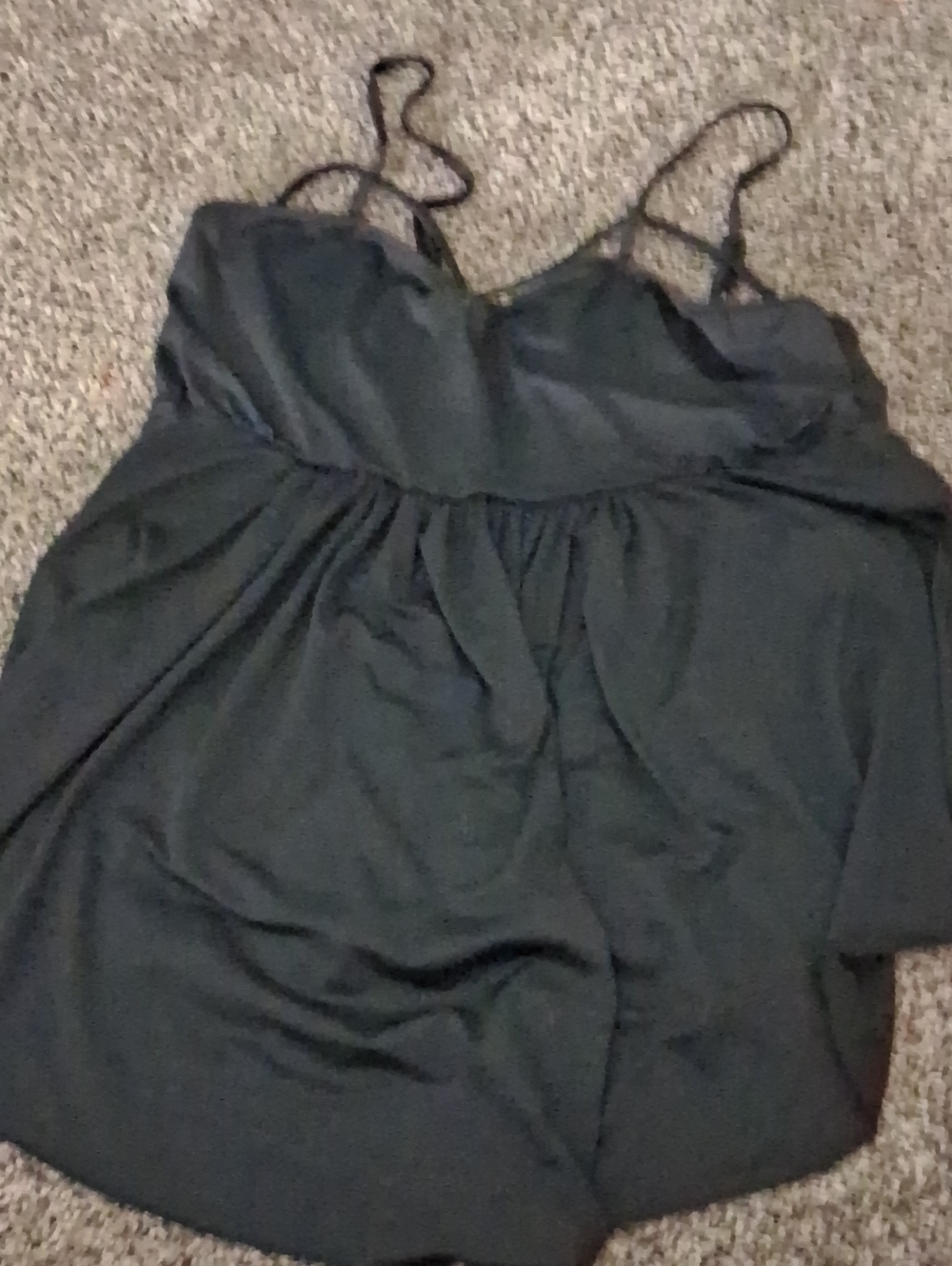 SHEIN Black Spaghetti Strap Tank Top